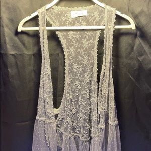 Lace Hollister Vest